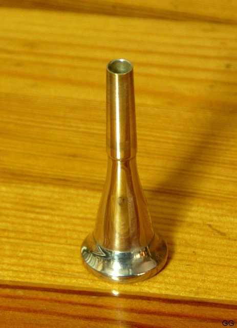 RARE ANCIENNE EMBOUCHURE Trompe De Chasse Millereau Paris #4 EUR 40,00