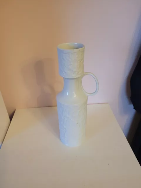 Royal, KPM, Bavaria, weiße matte Porzellan Vase, 25 cm Hoch