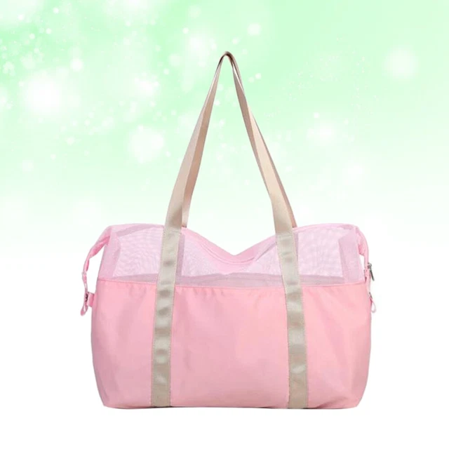 Borse Rete Spiaggia 2 Pezzi - Riutilizzabili, Lavabili, In Cotone, Per Spesa, Frutta, Giochi Da Mare - Foto 5