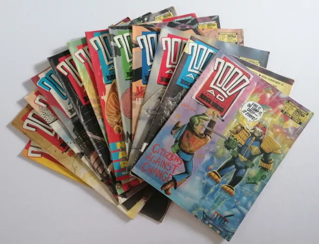 2000AD Featuring Judge Dredd 1988 12 Issues Between 555 and 575