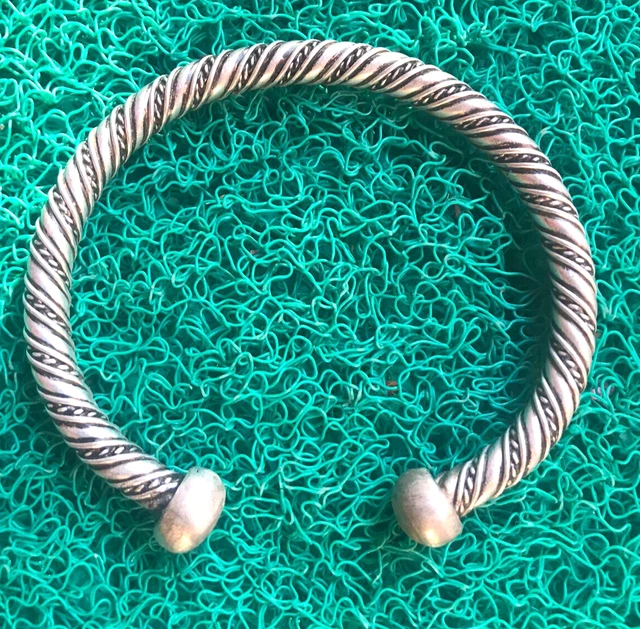 Very Old Rare Ancient Viking Bracelet Silver Artefact Authentic Amazing
