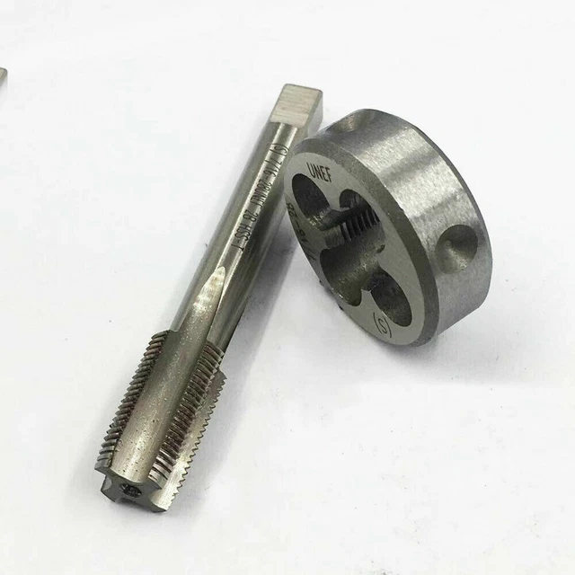 7/16-28 UNEF HSS Tap And Die Set UNF Machine Thread Tap And UNF Round Thread Die