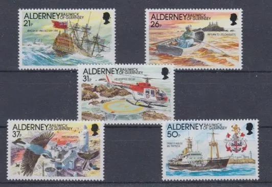 D. Ships Alderney 49 - 53 (MNH)