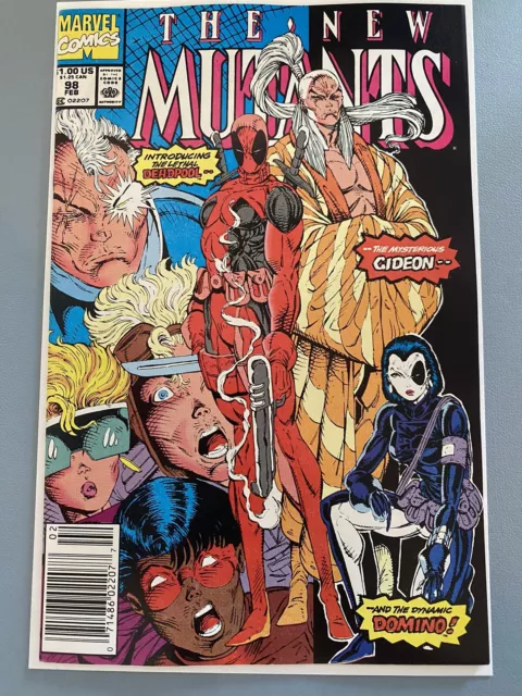 New Mutants #98 Newsstand First 1st Deadpool Appearance Marvel 1991 No Reserve!