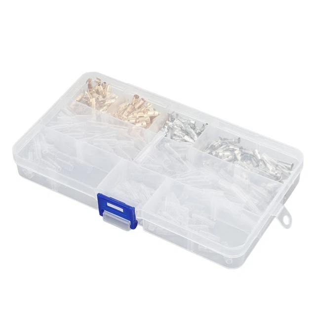 240 Pièces Mâle Femelle Borne à Sertir Connecteur De Borne De Placage En