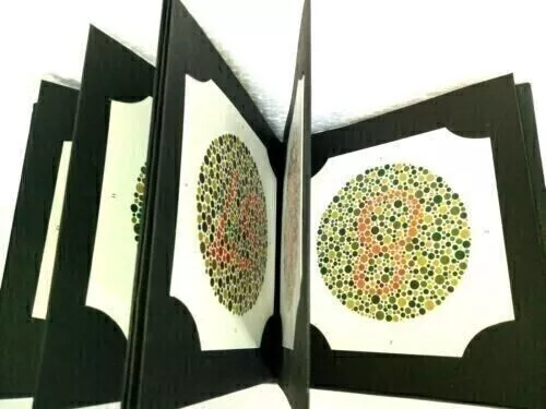 Livre de couleurs Ishihara de 14 assiettes pour aveugles de qualité supérieure