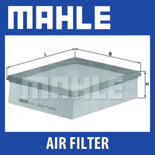 Mahle Air Filter LX742/2 - Fits Renault Laguna, Megane - Genuine Part