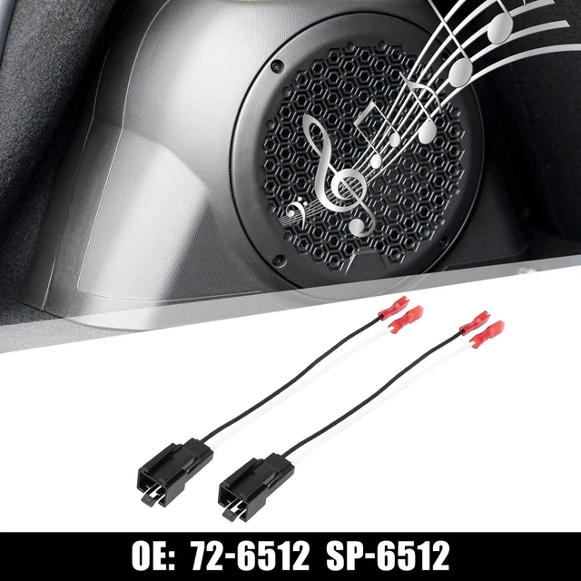 2pz Connettore Altoparlante Auto Adattatore Imbracatura 72-6512 per Chrysler 300 2007-2016