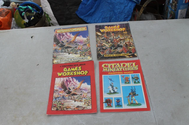 Lot 4 éléments Warhammer - Bataille De Maugthrond + Citadel + Game Workshop