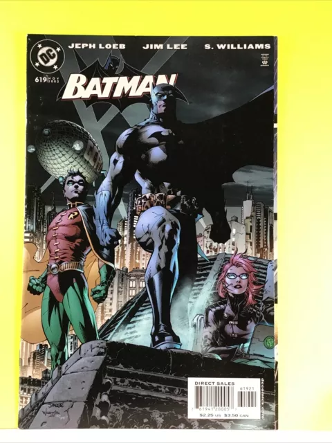 Batman #619 VFN(KEY): 1st Appearance of Hush in Costume Jim Lee Variant Blue DC