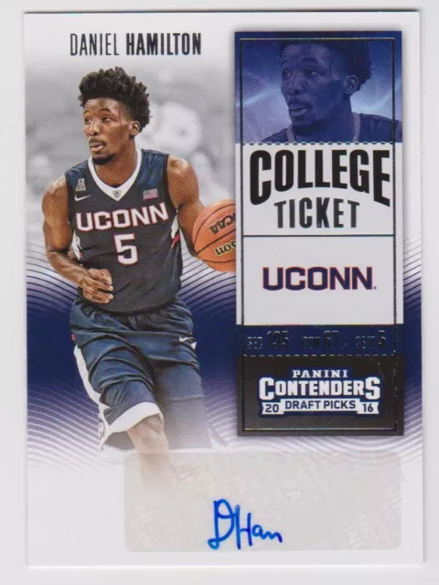 2016-17 Panini Contenders Draft Picks #151 Daniel Hamilton AU