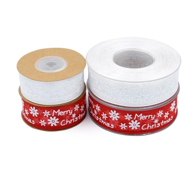 2x Geschenk Verpackung Band Weihnachten Mesh Band Diy Handwerk Band 4