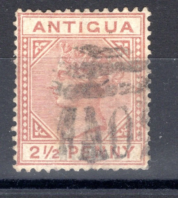 Antigua 1884 sg 22 2 1/2d red-brown, wmk Crown CA, used cat £55