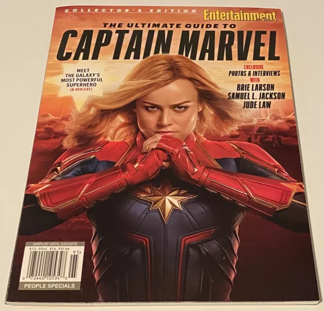 Ultimate Guide to Captain Marvel Magazine Entertainment Weekly Brie Larson 2019