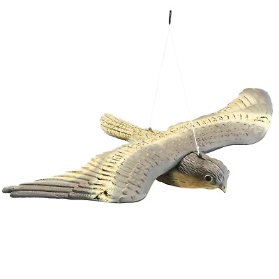 Ahuyentador de aves tipo estatua halcón volador 54x35 cm