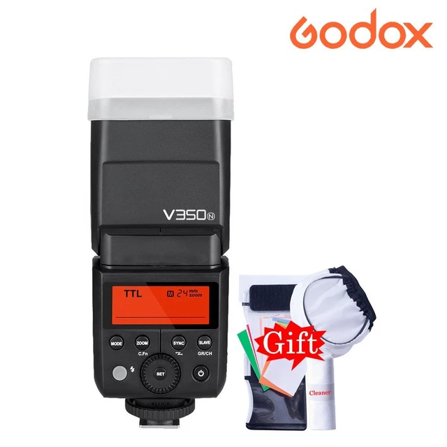 Godox V350N Camera Flash Speedlite TTL 2.4G HSS For Nikon D810 D750 D7500 D3200