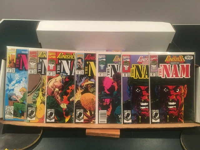 THE 'NAM LOT OF 7 (ISSUES) #52 52(Var) 53 67 68 69 73 (1986) MARVEL COMICS