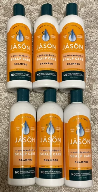 Jason Dandruff Relief Treatment Shampoo, 12 Oz Lot Of 6