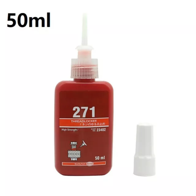 1pcs 50ml Threadlocker 271 Adhesive Metal Adhesive Anaerobic Glue Single Compone
