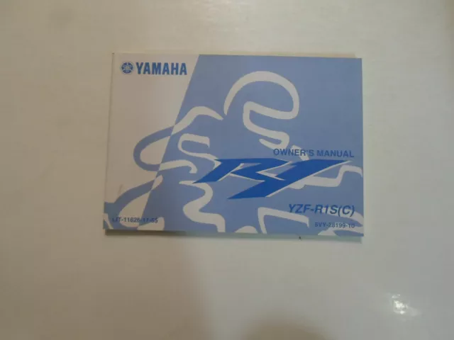 2004 Yamaha R1 YZF-R1S (C) Owners Manual FACTORY OEM BOOK 04 DEALERSHIP  NEW