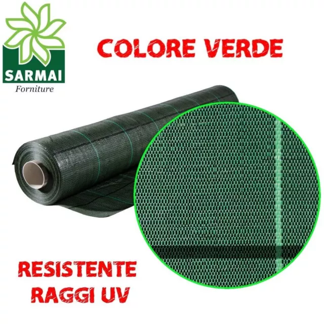 Rete Telo Pacciamatura Verde Anti Radice Anti Alga Per Erbacce Orto Ed Edilizia