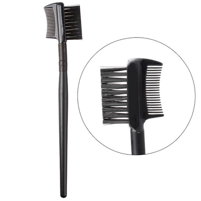 2 Pcs Eyelash Brush and Comb Eyebrow Mascara Brushes for Lashes Double Head