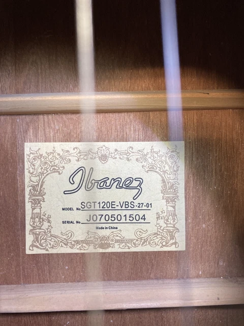 guitare electro acoustique IBANEZ SGT120E-VBS 2