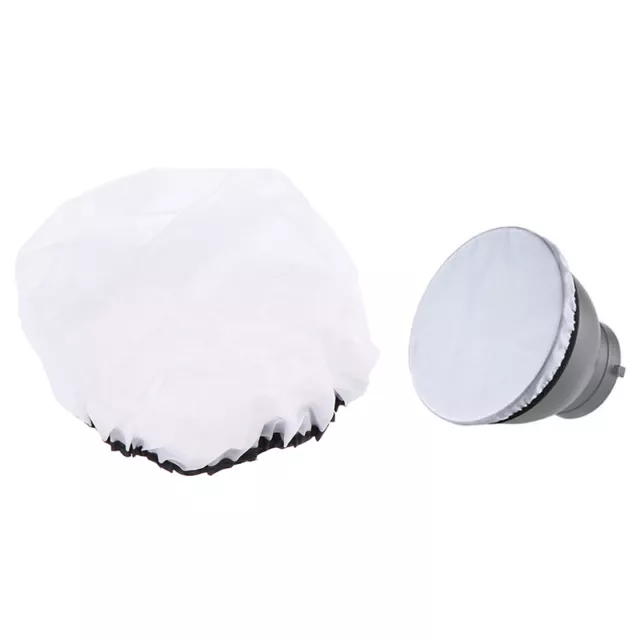 1 pieza de tela difusora blanca suave con luz de fotografía para estroboscópico estándar Refl.di