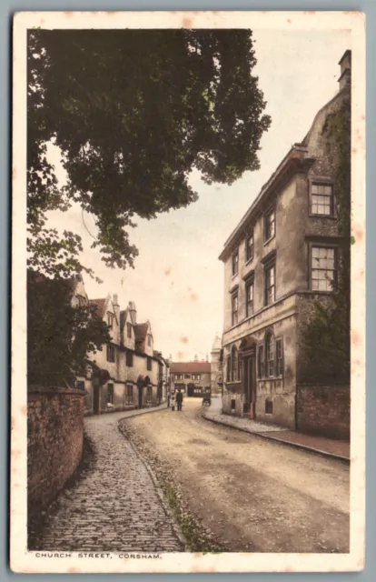 CORSHAM Church Street Postcard Wiltshire Unposted J Hunter