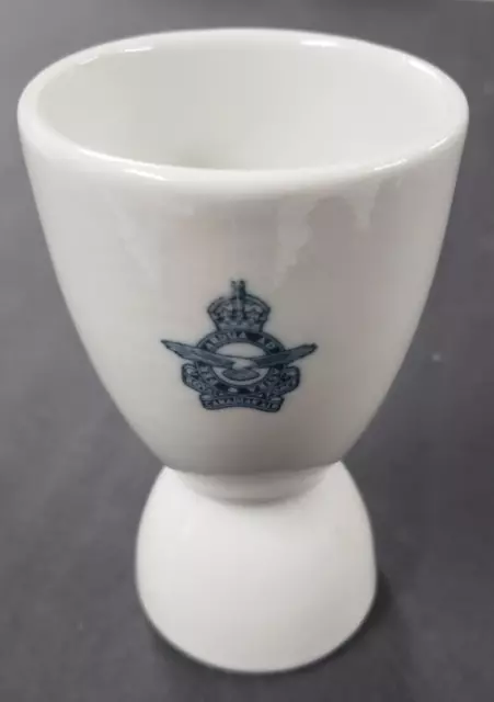 RCAF Royal Canadian Air Force Double Egg Cup Dinnerware WW2 Era Canada