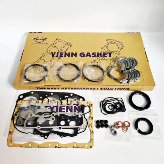 3TNV82A-XBX 3TNV82A-K Overhaul Re-Ring Kit For Yanmar Vi027-3 Vi030-5 Excavator