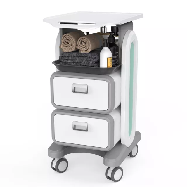 Mobile Trolley Carts for Ultrasound Imaging Scanner Medical Beauty Storage Cart