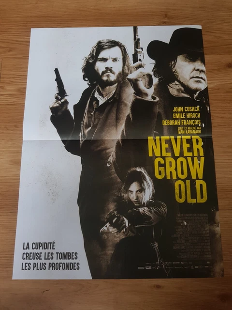 Petite affiche cinéma NEVER GROW OLD 2019 Ivan Kavanagh Emile Hirsch John Cusack