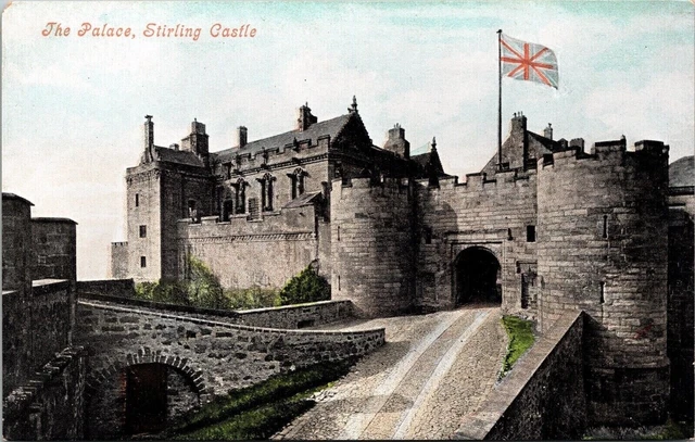 Stirling Castle Palace Entrance Scotland United Kingdom Historic DB Postcard