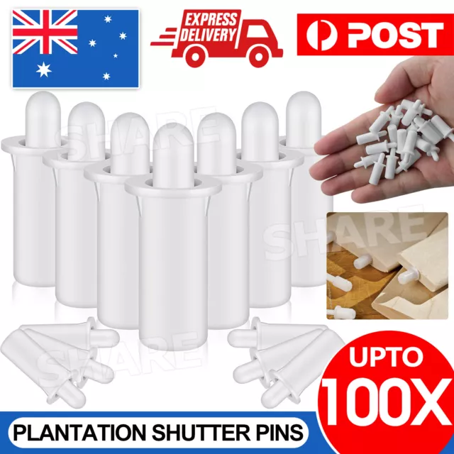 10~100X Fixed Loaded Replacement Pins For Plantation Shutter Louver Repair Pin