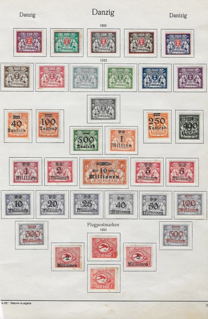 Danzig Sammlung ( gestempelt / Falz)  bitte ansehen / 45015 / #  220 4