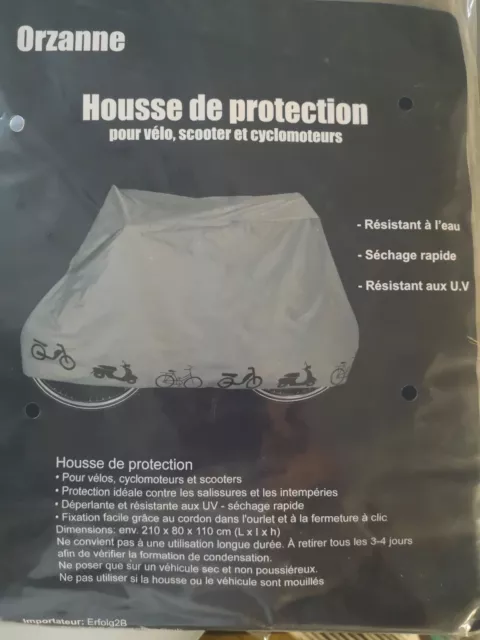 HOUSSE DE PROTECTION VELO PVC - mbkleborgne