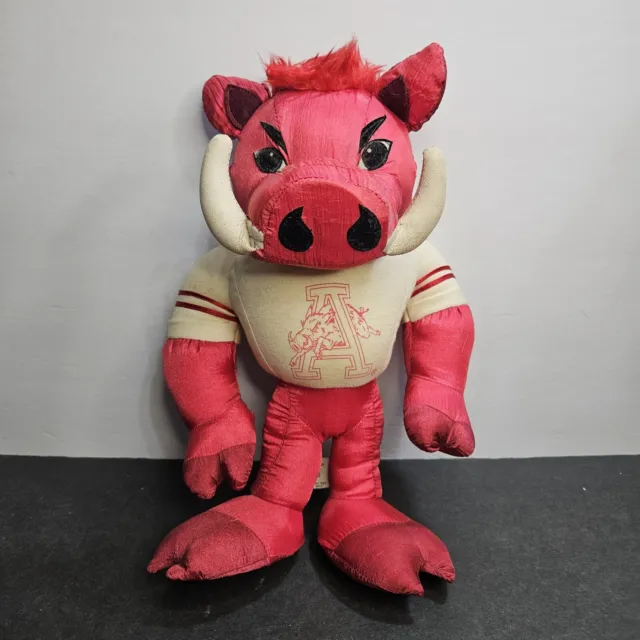 VTG University Of Arkansas Big Red Razorback mascot 1995 Stuffins