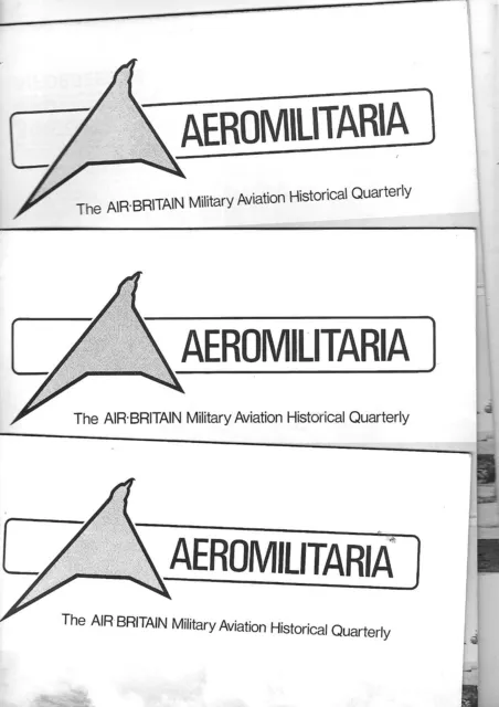 Air Britain Aeromilitaria Magazine Back Issues 1995-1999 Selection from list