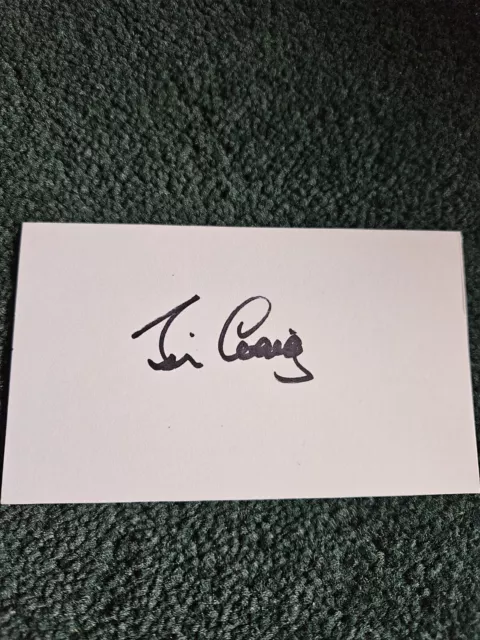 Celtic FC Lisbon Lion 1967 European Cup Winner Jim Craig Autograph.