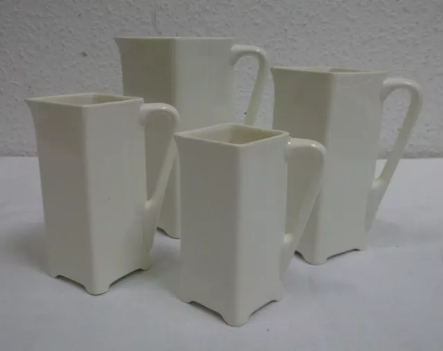 20er 30er Tetera Juego 4 Pieza Jarras Bauhaus Cerámica para Vinagre Aceite U. A