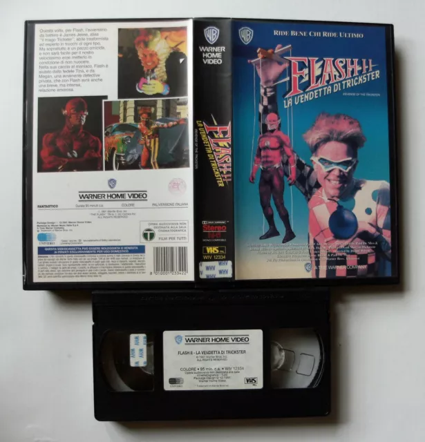 Vhs Flash Ii 2 La Vendetta Di Trickster (1991) Danny Bilson - Warner - Ex Nol.