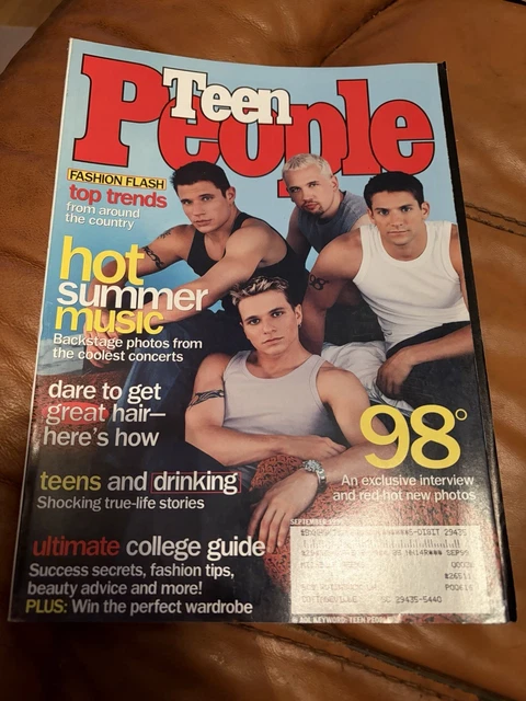 TEEN PEOPLE MAGAZINE Summer 2000 ￼Backstreet Boys FREE SHIPPING