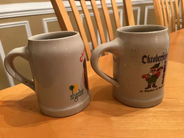 Oktoberfest Mugs Shades Of Green