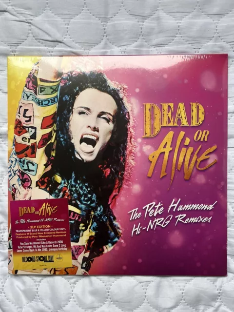 Dead Or Alive The Pete Hammond Hi-Nrg Remixe 2Lp Blau & Gelb Vinyl Rsd2024