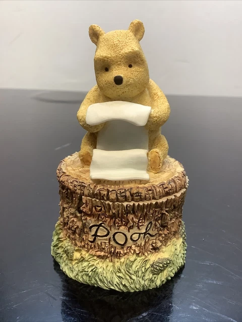DISNEY CLASSIC POOH border fine arts My First Year Frame Ornament New