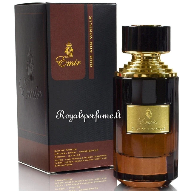 Oud And Vanille By Emir Fragranza Orientale Acqua Araba Profumata Unisex 75ml