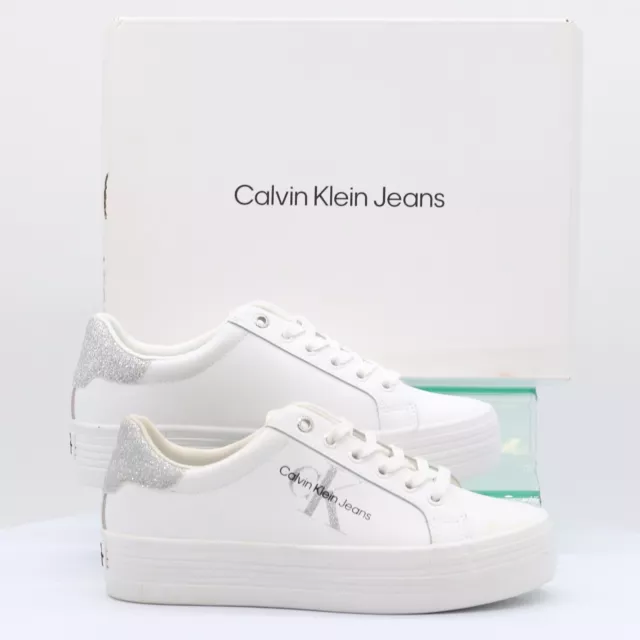 Calvin klein online ritzy wedge trainers