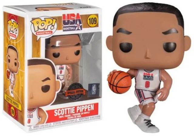 FUNKO POP! USA Basketball Scottie Pippen Special Edition Vinyl NEU 109