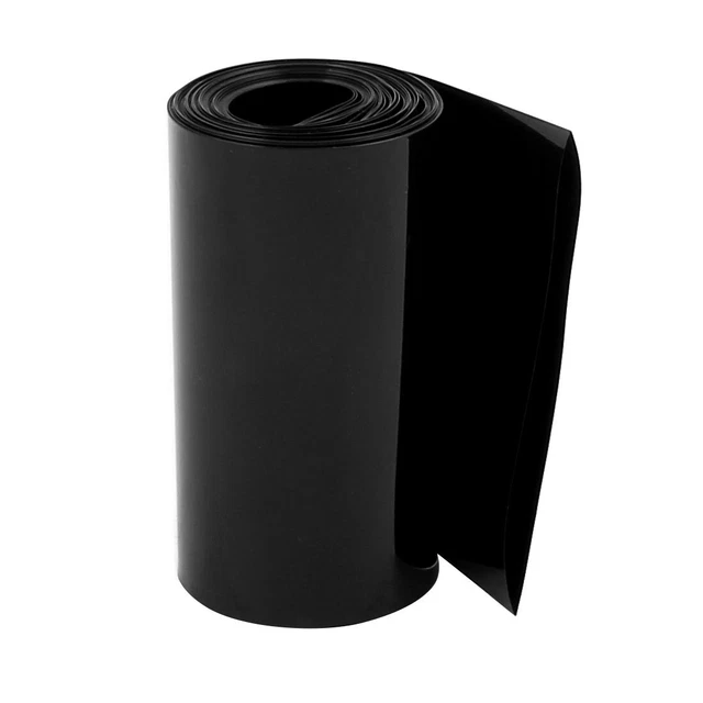 85mmlarghezza piatta 10M LUNGHEZZA PVC Tubo termoretraibile 18650 Pacco batteria